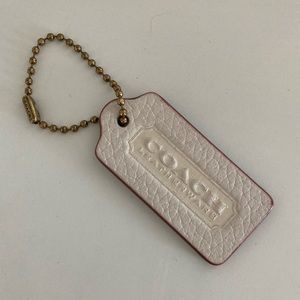 COACH Leather Key Chain
